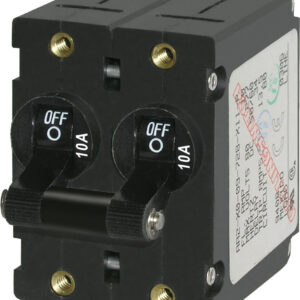 BLUE SEA - CIRCUIT BREAKER AA2TOGGLE 10A BLK - 7232-BSS