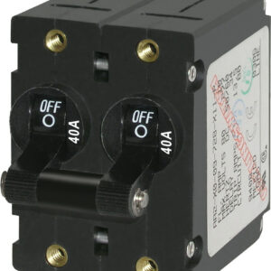 BLUE SEA - CIRCUIT BREAKER AA2TOGGLE 40A BLK - 7239-BSS
