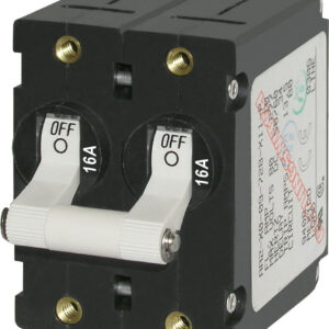 BLUE SEA - CIRCUIT BREAKER AA2TOGGLE 16A WHT - 7294-BSS