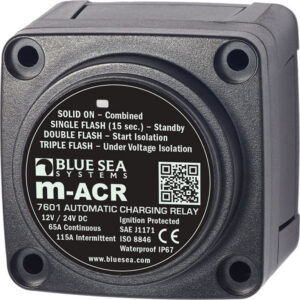 BLUE SEA - SOLENOID M SERIES 65A 12/24V ACR - 7601-BSS