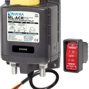 BLUE SEA - SOLENOID ML 500A 12V ACR W/MANCTRL - 7622-BSS