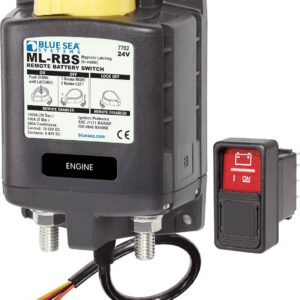 BLUE SEA - SOLENOID ML 500A 24V RBS W/MANCONT - 7702-BSS