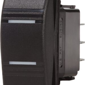 BLUE SEA SWITCH CONTURA SPDT ON-OFF-ON BLK 8283-BSS