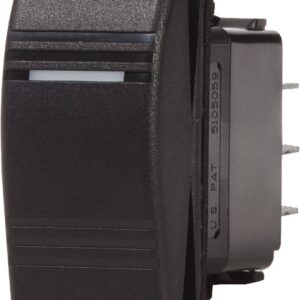 BLUE SEA SWITCH CONTURA SPDT (ON)-OFF-ON BLK 8284-BSS
