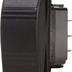 BLUE SEA SWITCH CONTURA SPDT(ON)OFF(ON)DMBLK 8291-BSS