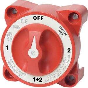 BLUE SEA SWITCH BATTERY E SELECTOR W/AFD 9002E-BSS