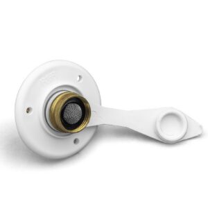 B&B MOLDERS - FLUSH WTR FLANGE W/BR VALVE - 94234