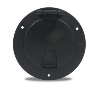 B&B MOLDERS DLX RND ELEC CBL HATCH W/BK 94330