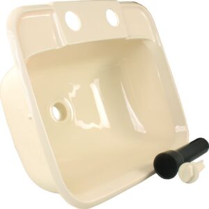 JR PRODUCTS - MOLDED SINK  PARCHMENT - ="95361"