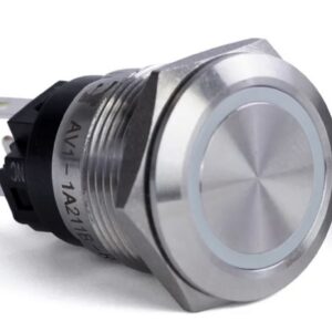 SIERRAMARINE PUSH BUTTON SWITCH  BLUE HALO AV10040B