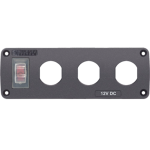 BLUE SEA - PANEL ACC H2O 3 SOCKET BLANK - 4367
