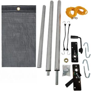 BUYERS PRODUCTS - TARP ROLLER KIT DUMP 5'X12' BLK MSH - DTR5012