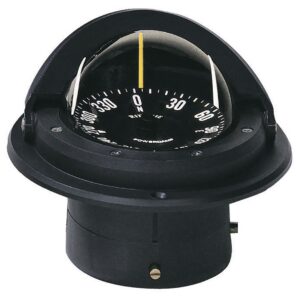 RITCHIE COMPASS  FLUSH MNT  3' DIAL  BLACK F-82