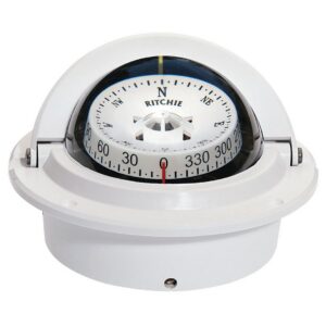 RITCHIE COMPASS  FLUSH MNT  3' COMBI  WHITE F-83W
