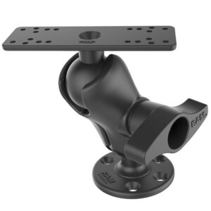 RAM MOUNTING RAM 6.25X2 PLATE D BALL SHRT ARM WR RAM-D-115-C-KNOB9H