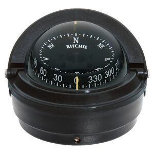 RITCHIE COMPASS SURFACE MNT 3'DIAL BLACK S-87