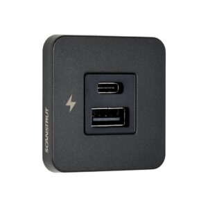 SCANSTRUT TILE - USB-A / USB-C INTERIORS CHAR SC-TILE-10