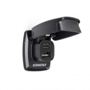 SCANSTRUT FLIP PRO FAST CHARGE DUAL USB SOCKE SC-USB-F1