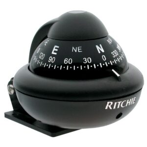 RITCHIE COMPASS  BRKT MNT  2' DIAL  BLACK X-10B-M