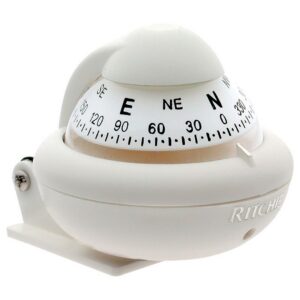 RITCHIE COMPASS  BRKT MNT  2' DIAL  WHITE X-10W-M